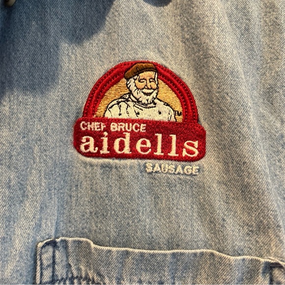 Vintage UltraClub Collection Denim Button Up Shirt - Size Small - Picture 2 of 7